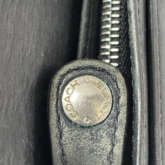Vintage Coach Black Leather Wallet - Picture 7 of 16